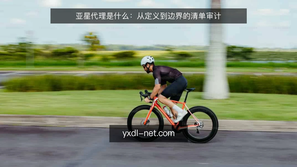 亚星代理是什么：从定义到边界的清单审计